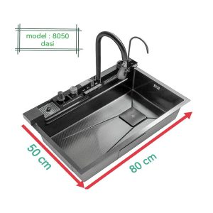 سینک پیانویی داسی مدل 8050 پنج کلید