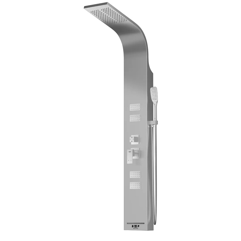 13463632 پنل دوش فریز شاور - مدل R440WD استیل مات